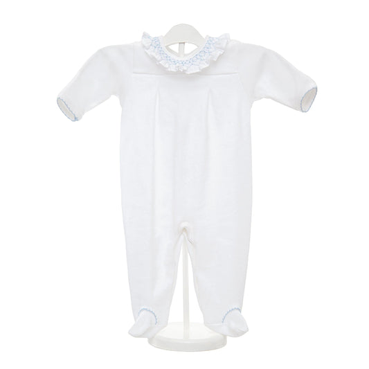 Nora Layette Lucy and Max Footie BLUE