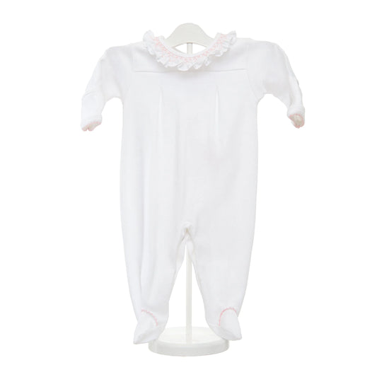 Nora Layette Lucy & Max Footie PINK