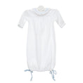 Load image into Gallery viewer, Nora Layette Lucy & Max Sack Gown-Blue
