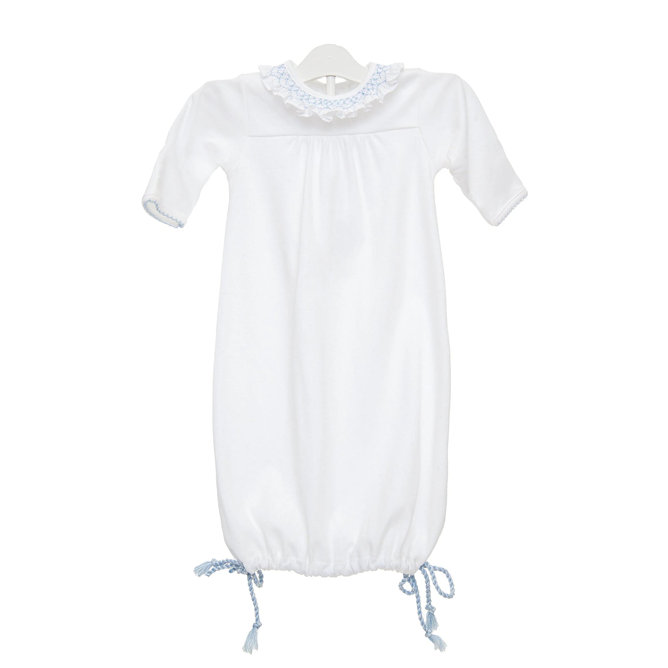 Nora Layette Lucy & Max Sack Gown-Blue
