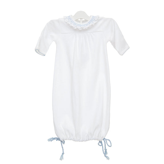 Nora Layette Lucy & Max Sack Gown-Blue