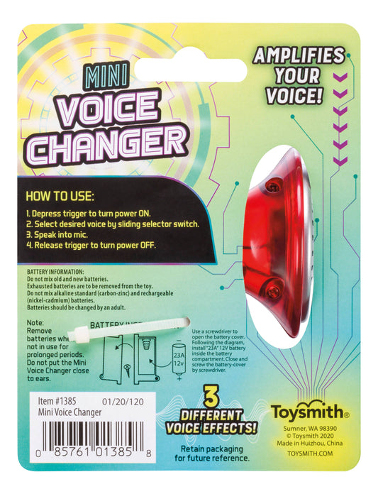 3.25" Mini Voice Changer, Colors Vary, Amplifier, Megaphone