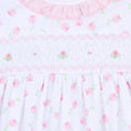 Load image into Gallery viewer, Tessa's Classics Pink Smocked Print Ruffle Diaper Cover Set
