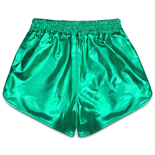 Iscream Metallic Shorts- Green