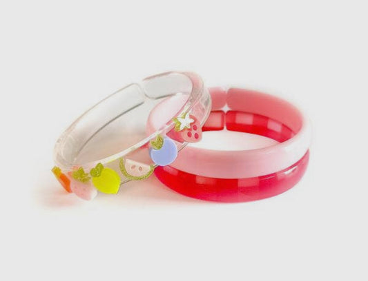 Lilie and Roses Bangle Set