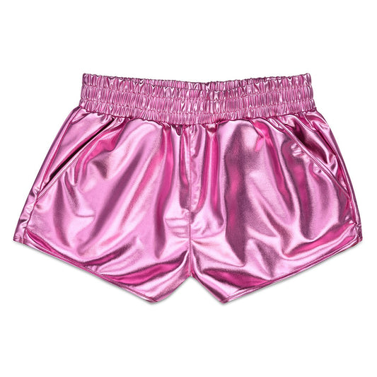 Iscream Metallic Shorts- Pink
