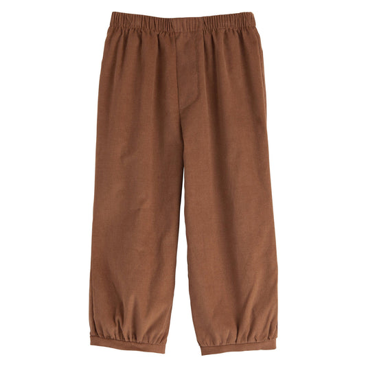 Little English Banded Pull on Pant - Cinammont