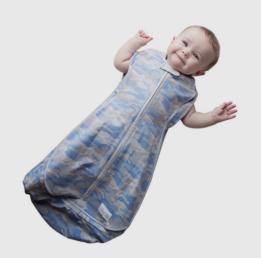 Woombie Grow with Me 5 Swaddle- Blue Camo