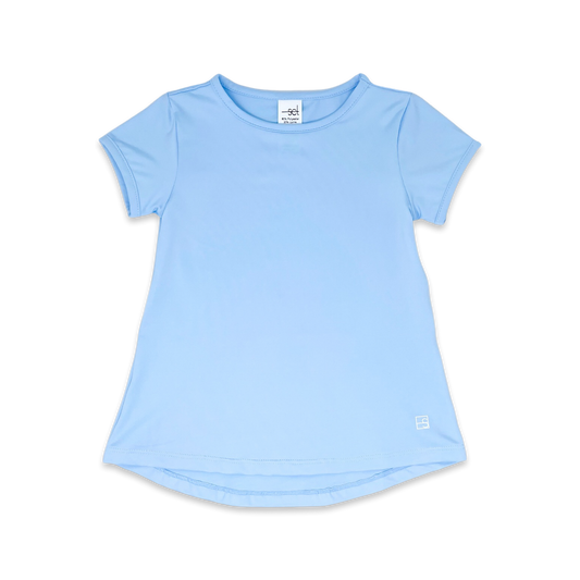 Set Athleisure Bridget Basic Shirt- Cotton Candy Blue