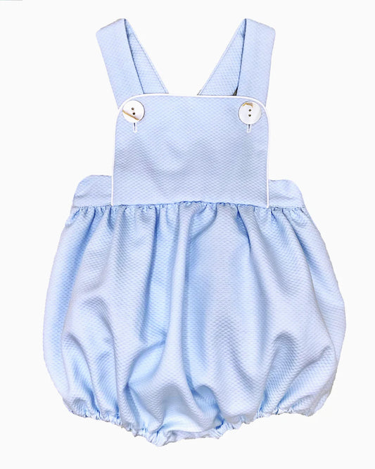 MARCO & LIZZY Blue and White Boys Sunsuit