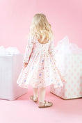 Load image into Gallery viewer, Gwendolyn Dress in Postcards To Santa | Pocket Twirl Dress
