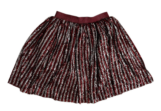 Candy Cane Sequin Striped Skirt (Candy-Cane-Sequin-Striped-Skirt)