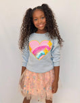 Load image into Gallery viewer, Rainbow Sparkle Heart Sweatshirt (Rainbow-Sparkle-Heart-Sweatshirt)
