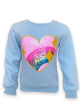 Load image into Gallery viewer, Rainbow Sparkle Heart Sweatshirt (Rainbow-Sparkle-Heart-Sweatshirt)
