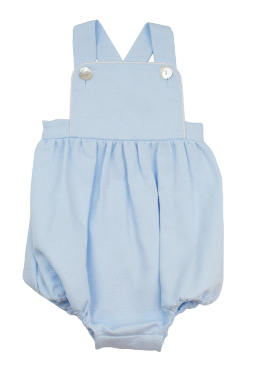 Blue and White Boy’s Sunsuit Romper