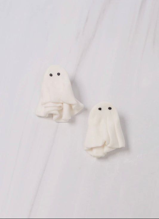 Spooky Ghost Earrings WHITE