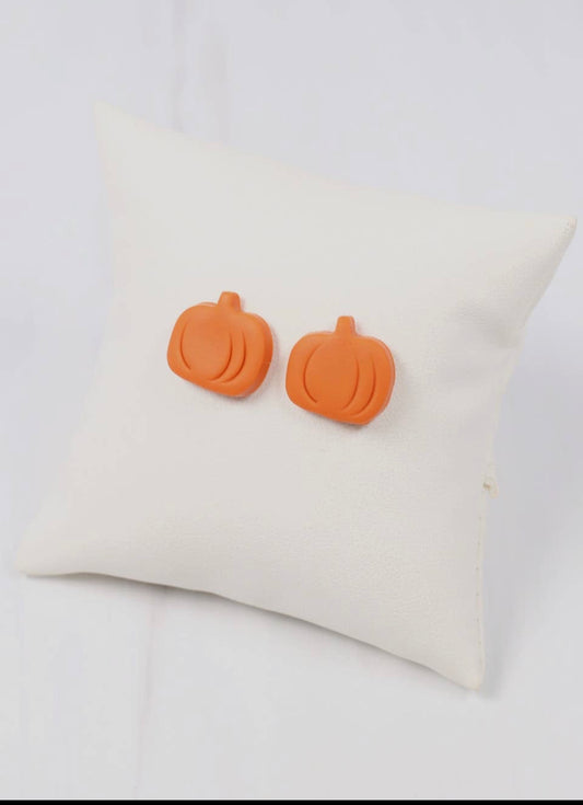 Great Pumpkin Earring Orange