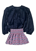 Load image into Gallery viewer, Scottie Skirt Purple/Navy
