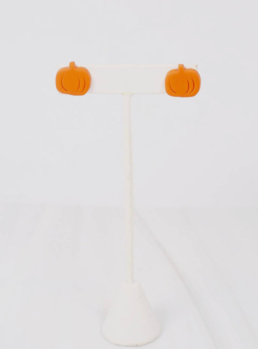 Great Pumpkin Earring Orange