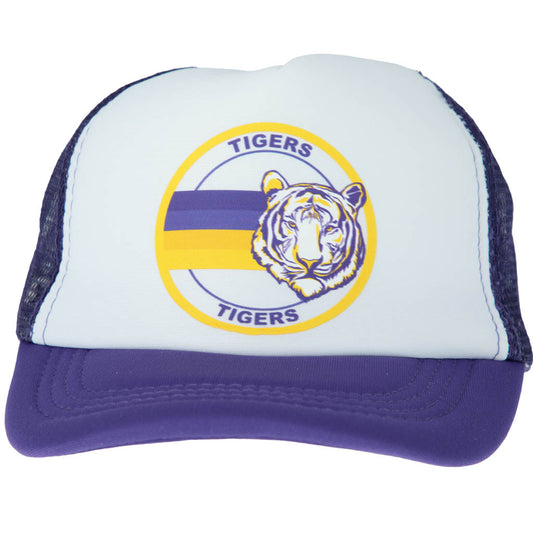 Purple Tiger & TIGERS design hat