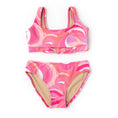 Load image into Gallery viewer, Knot Bikini Two Piece Swimsuit-Pink Waves
