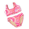 Load image into Gallery viewer, Knot Bikini Two Piece Swimsuit-Pink Waves
