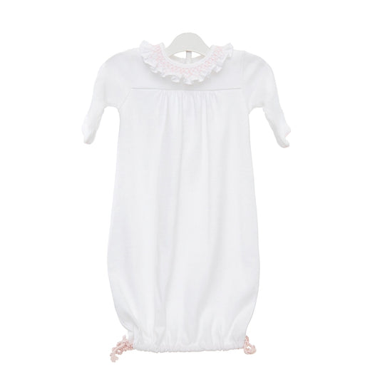 Nora Layette Lucy & Max Sack Gown-Pink
