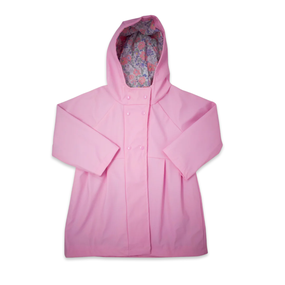 Rainy Day Raincoat - Pink, Floral