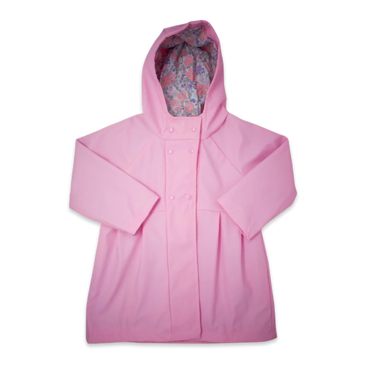 Rainy Day Raincoat - Pink, Floral