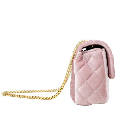 Pink Classic Large Suede Handbag/Purse