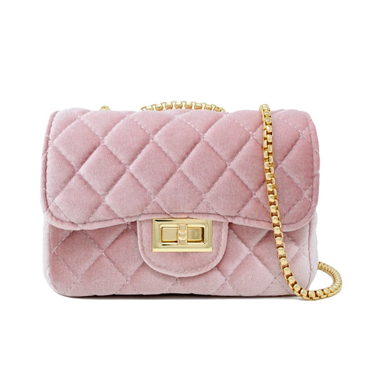 Pink Classic Large Suede Handbag/Purse