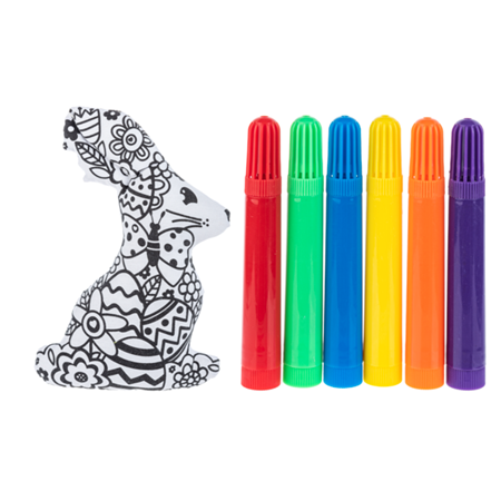 8" Coloring Kit Bunny