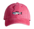 Load image into Gallery viewer, Harding Lane Striped Bass Hat on Weathered Red
