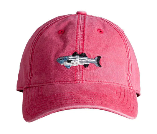 Harding Lane Striped Bass Hat on Weathered Red